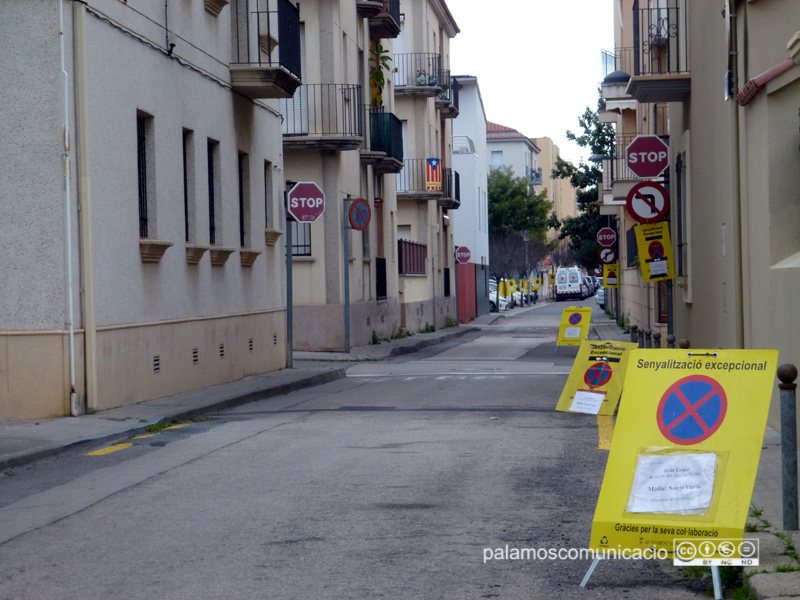 Un dels trams que es netejarà demà en el marc del 'Fem dissabte'.