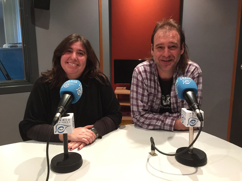 Sandra Mateu i Joan Fugarolas, tècnics de Cultura i Participació Ciutadana de l'Ajuntament de Palamós.