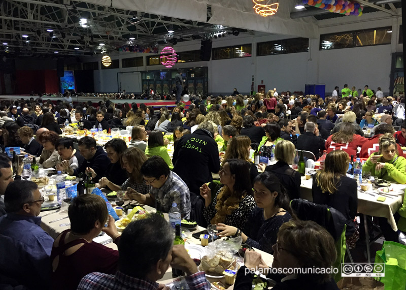 El sopar de Carnaval es fa a la Nau dels 50 metres.