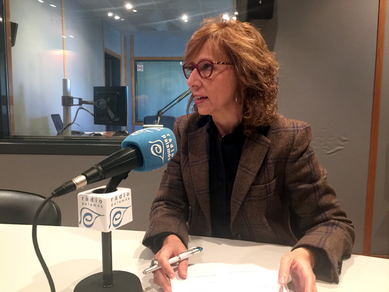 Teresa Ferrés, avui a l'espai 'Preguntes' de Ràdio Palamós.
