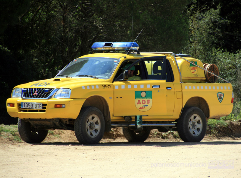 Un dels vehicles de l'ADF Gavarres Marítima.