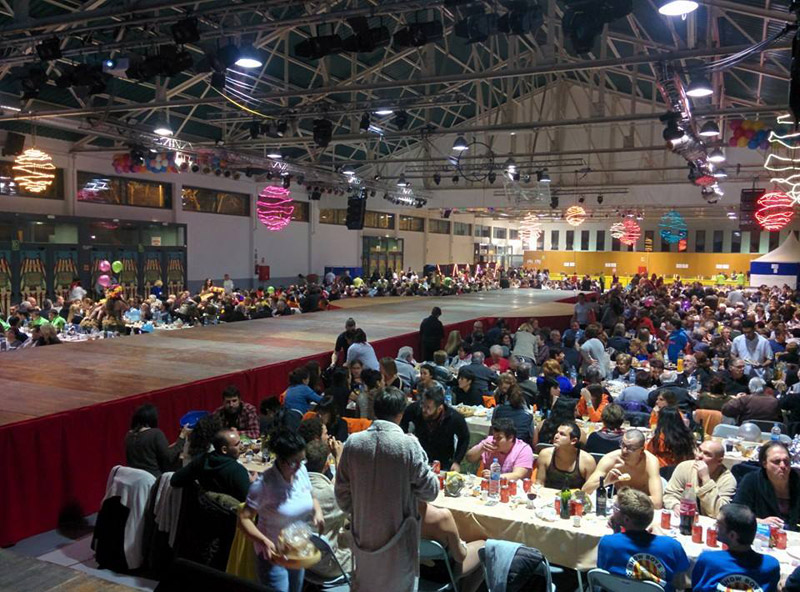 Imatge d'arxiu del sopar de presentació del Carnaval de Palamós. (Foto: Comissió Carnaval).