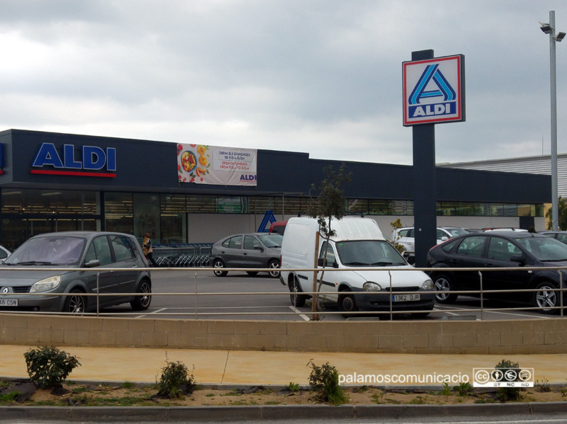 Supermercat Aldi de Palamós.