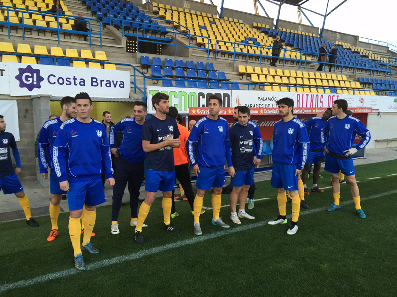 El Palamós jugarà ara tres partits seguits com a local. (Foto: Ramon Ribas.)