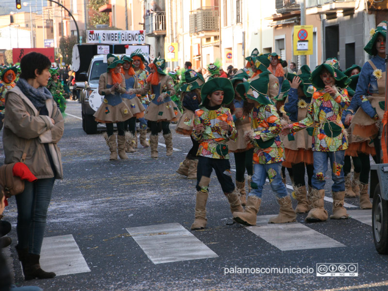 La rua del Carnaval de Palamós, en una imatge d'arxiu.