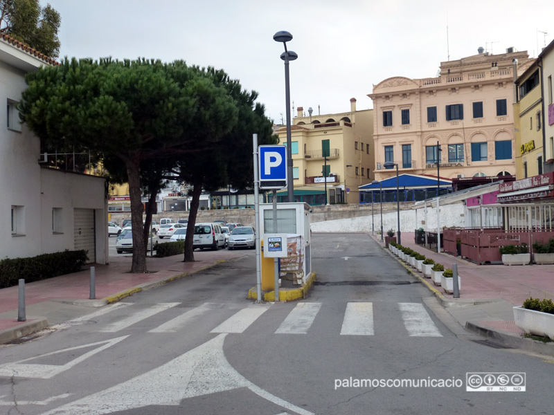 L'aparcament de la Planassa, un dels tres que gestiona Romepark.