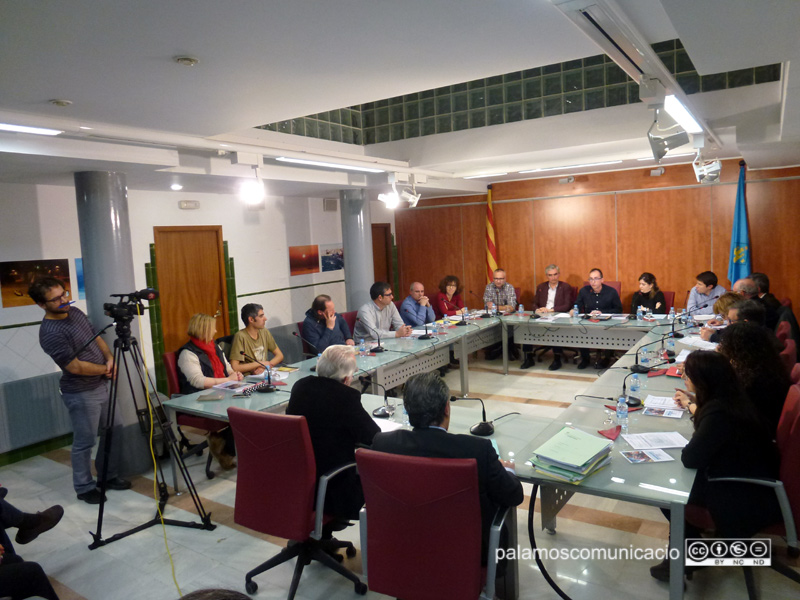 El Ple de l'Ajuntament de Palamós, reunit dimarts passat.
