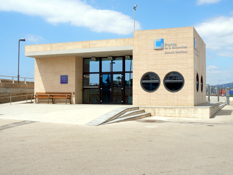 Terminal de passatgers al port de Palamós. (Foto: Ports de la Generalitat.)