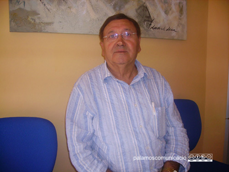 Lluís Puig a Ràdio Palamós, en una imatge d'arxiu.