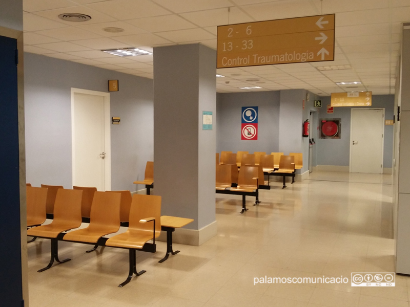 Sala d'espera de consultes externes Hospital de Palamós