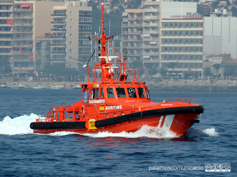 L'embarcació de Salvament Marítim Salvamar Sirius.