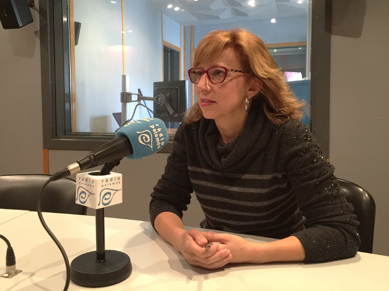 Teresa Ferrés, portaveu del PSC a l'Ajuntament de Palamós.