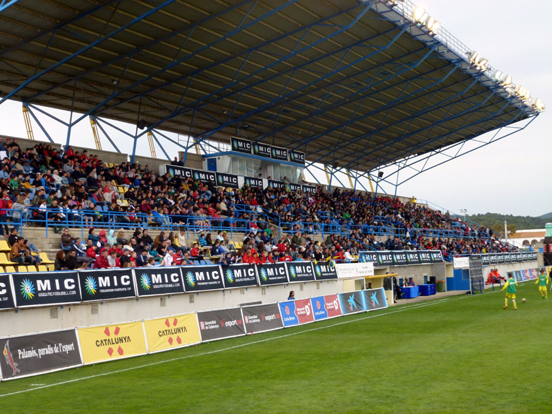 L'Estadi Municipal Palamós-Costa Brava en una imatge d'arxiu del MIC.