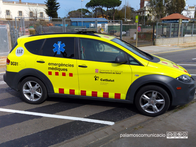 El Vehicle d'Intervenció Ràpida que ara utilitza el metge.