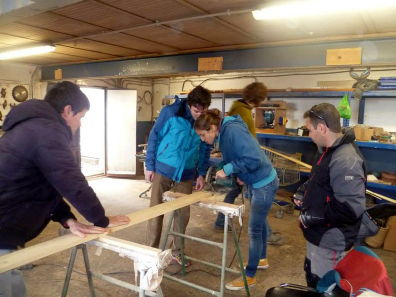 El Curs de Restauració d'embarcacions de fusta, en una imatge d'arxiu. (Foto: Museu de la Pesca).
