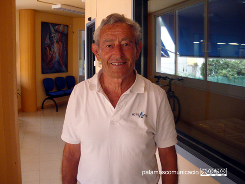 En 'Quico' a Ràdio Palamós en una visita l'any 2010.