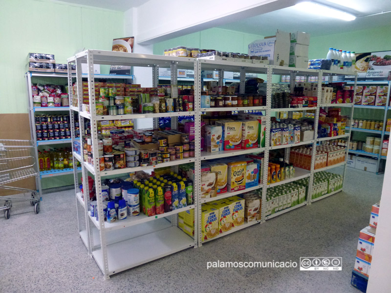 L'Espai de Distribució d'Aliments de Palamós.