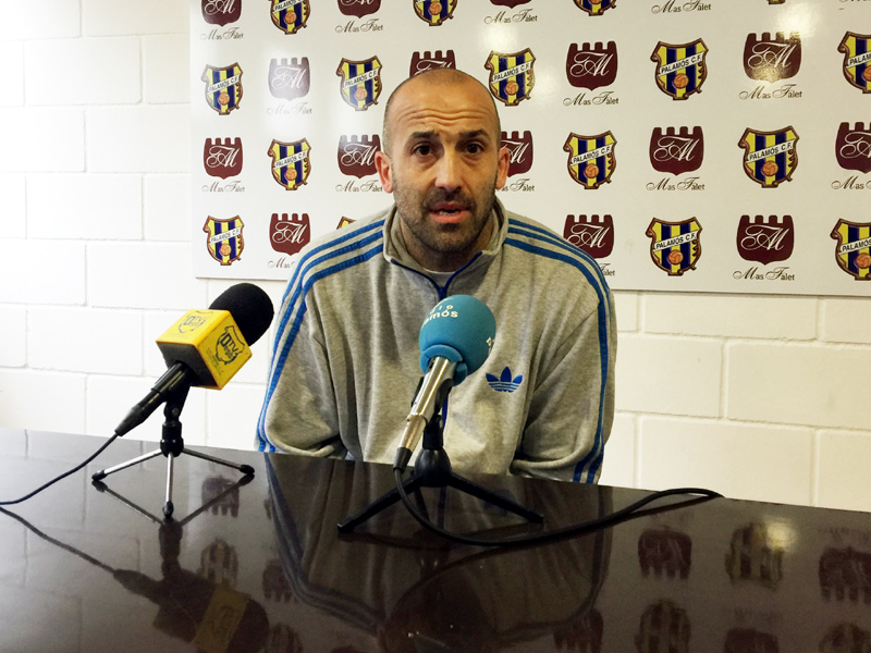 El capità i porter del Palamós CF, Joan Bayona. (Foto: Ramon Ribas.)