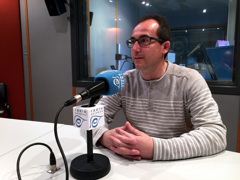 Lluís Puig, alcalde de Palamós i president del Patronat de l'Hospital.