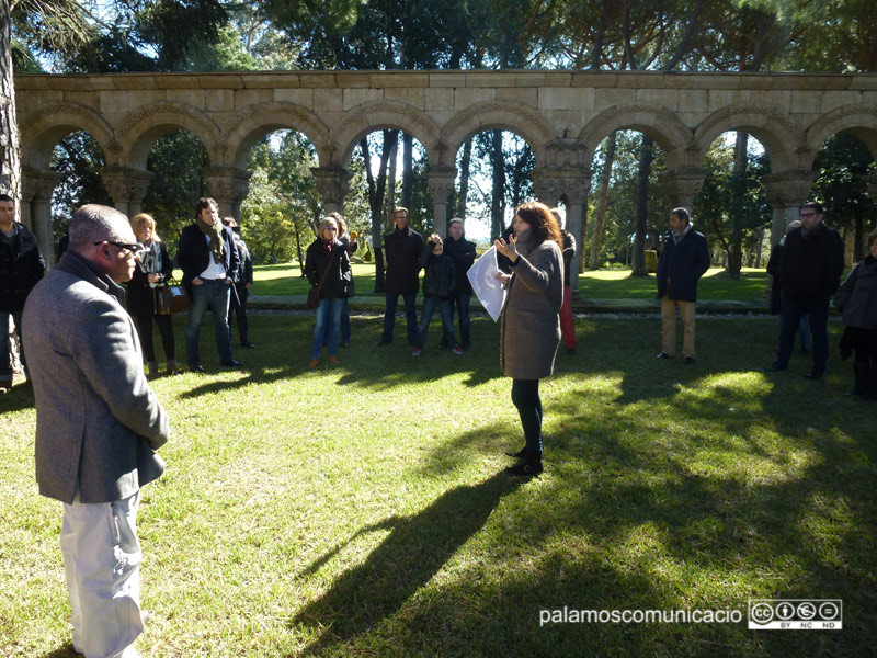 La presentació de les visites guiades al Mas del Vent, realitzada fa unes setmanes.