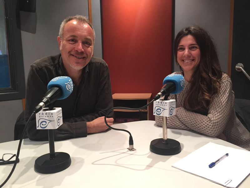 Marc Pérez i Núria Vidal, de SSIBE, han visitat l'espai de Ràdio Palamós 'L'Entrevista'.