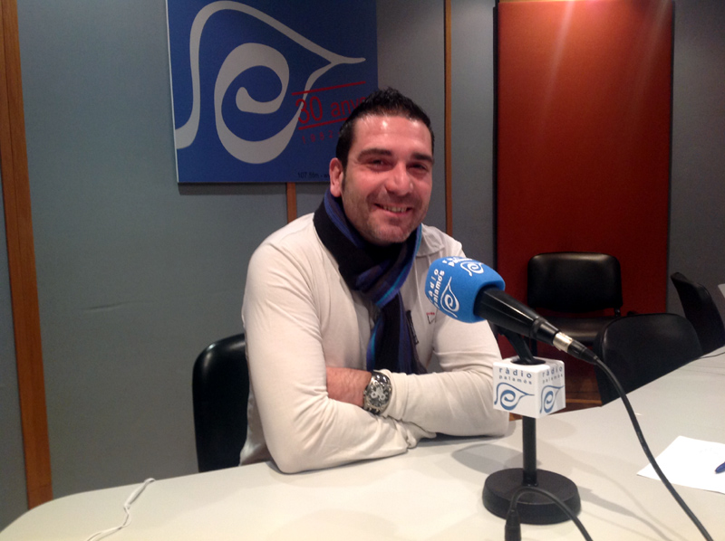El president del CE Palamós, Joan Antoni López.