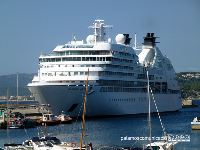 El Seabourn Sojourn és el creuer que farà més visites aquesta temporada.