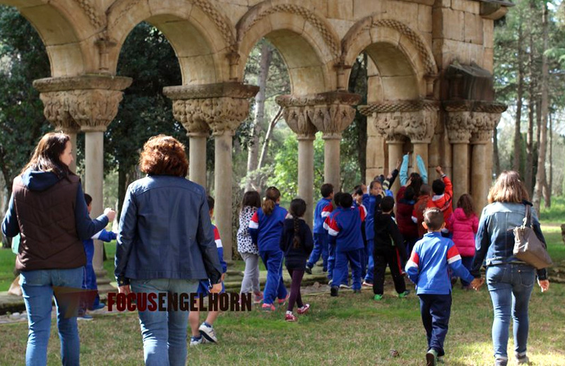 Els escolars podran veure, entre altres elements, el famós claustre.