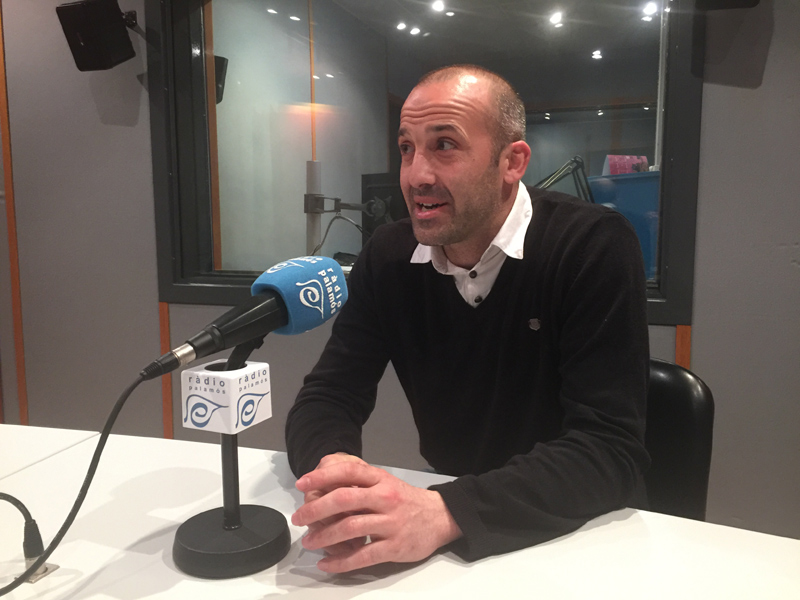 Joan Bayona, avui a la 'Taula Esportiva' de Ràdio Palamós.