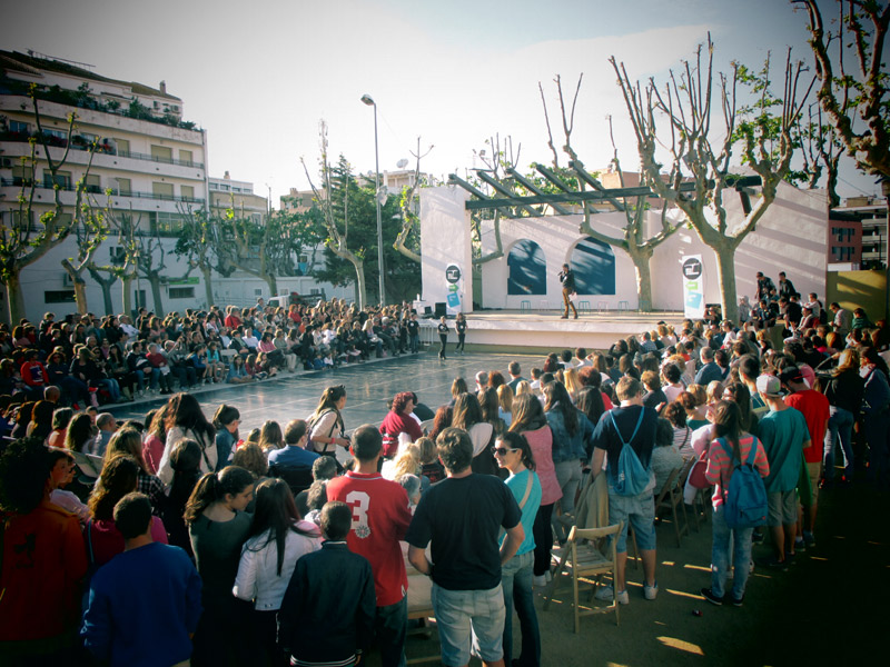 L'Arbreda plena en una anterior edició del Trobadansa. (Foto: Àrea de Cultura Ajuntament de Palamós.9