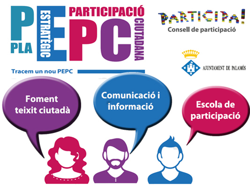 Cartell promocional de la campanya de foment de la participació ciutadana.