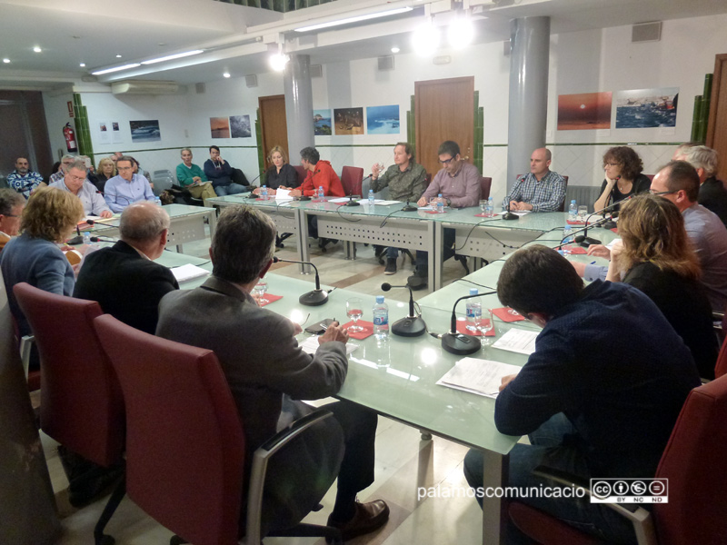 Ple de l'Ajuntament de Palamós.