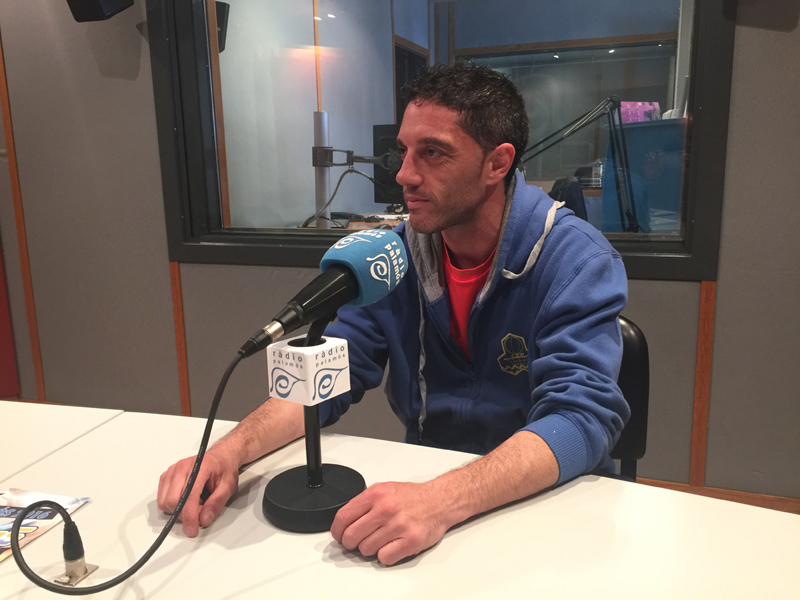 Àngel Aranda, avui a l'espai de Ràdio Palamós 'Taula esportiva'.