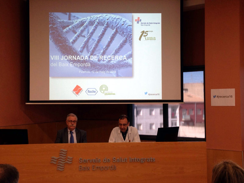 Presentació de la Jornada de Recerca del Baix Empordà, aquest matí. (Foto: SSIBE).