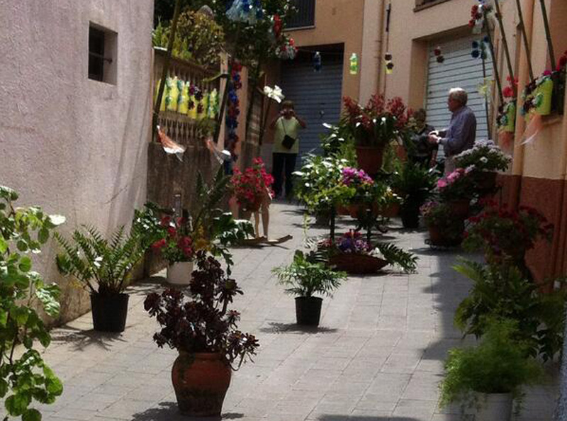 Els veïns guarniran cases i carrers amb flors i plantes.