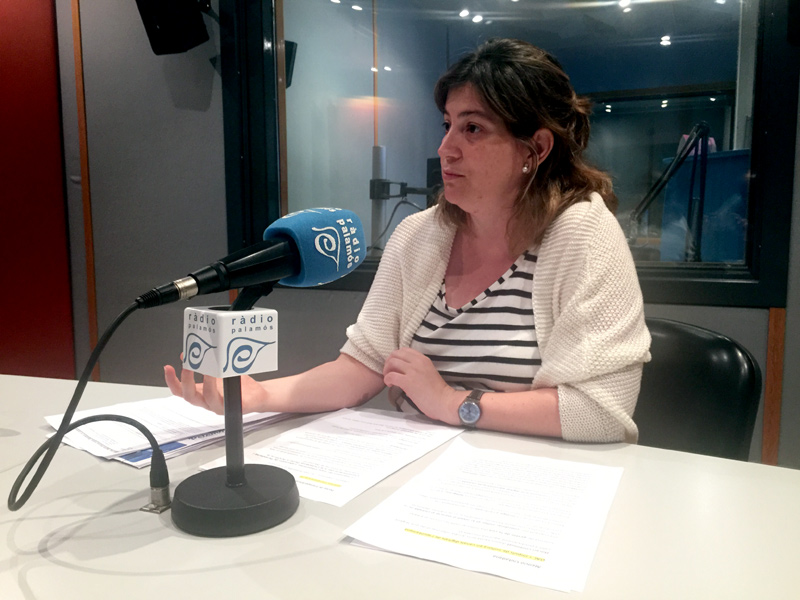 Maria Puig, regidora d'Organització i Atenció Ciutadana de l'Ajuntament de Palamós.