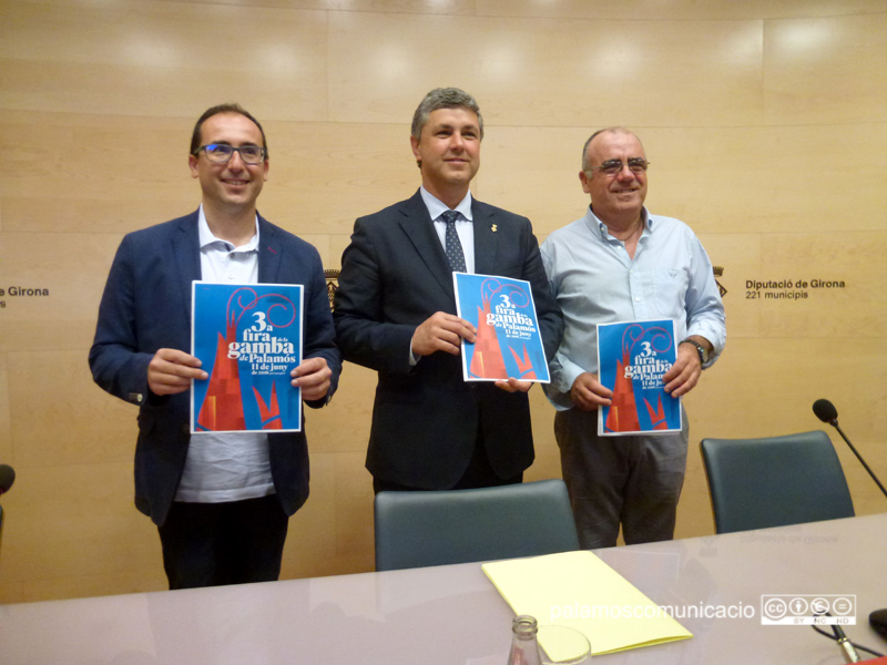 Presentació de la Fira de la Gamba, ahir a la Diputació de Girona.