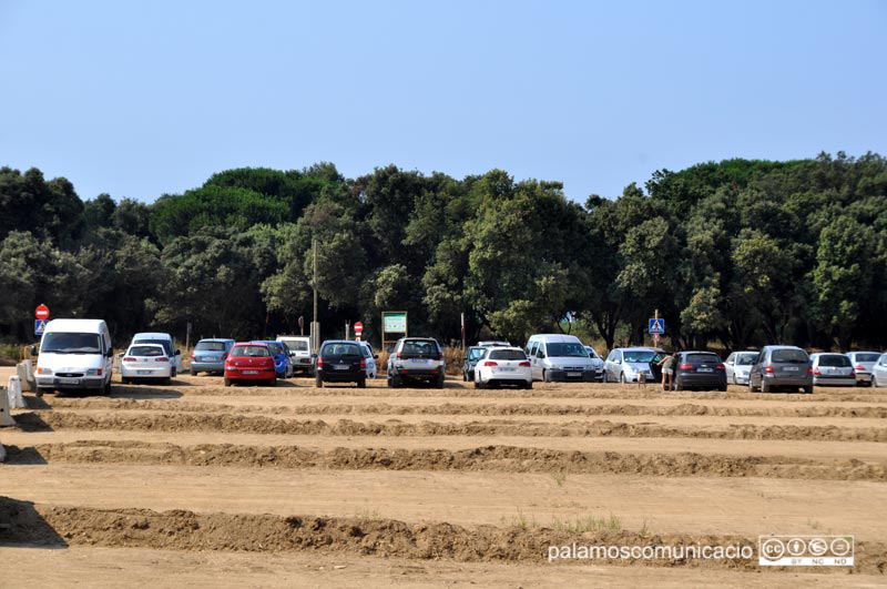 Aparcament de la plana de Castell.