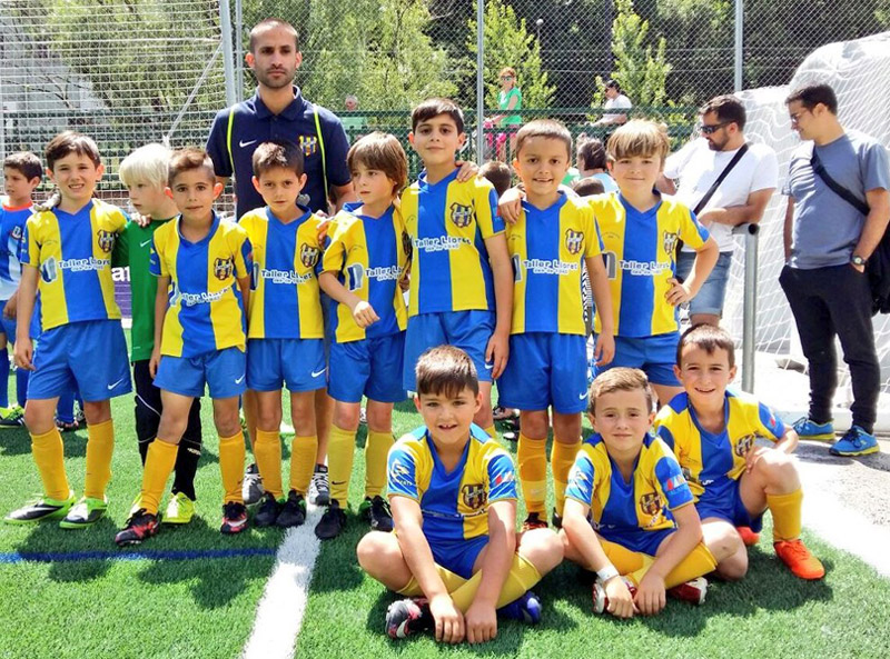El prebenjamí A del Palamós és un dels equips de base que ha fet una excel·lent temporada.