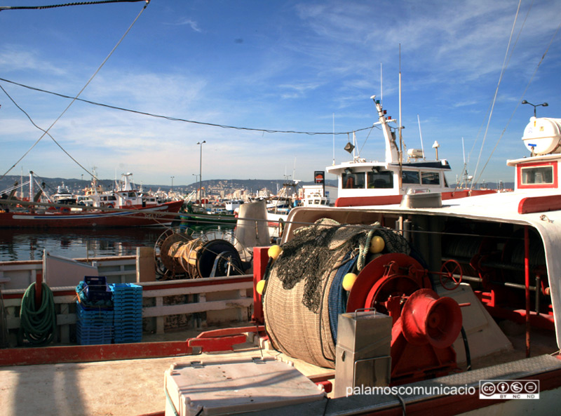 Embarcacions al port durant un període de veda.