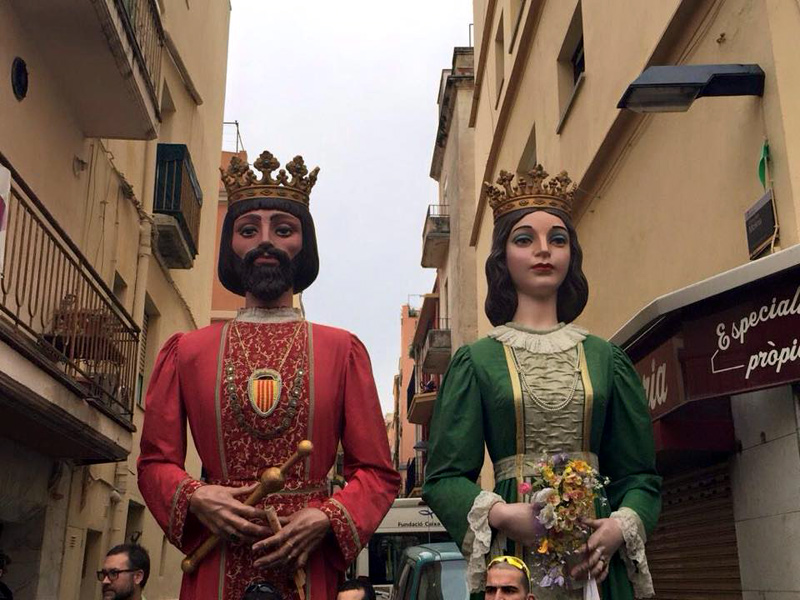 Diumenge, Palamós acull la 22a edició de la seva Trobada Gegantera. (Foto: Colla Gegantera de Palamós.)