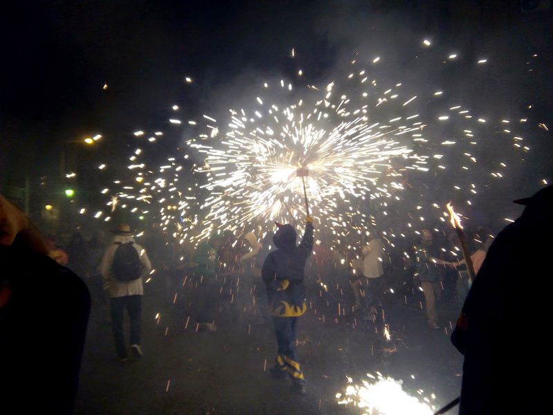 Els Dimonis de La Fosca protagonitzen avui l'espectacle de foc. (Foto: dimonisdelafosca).