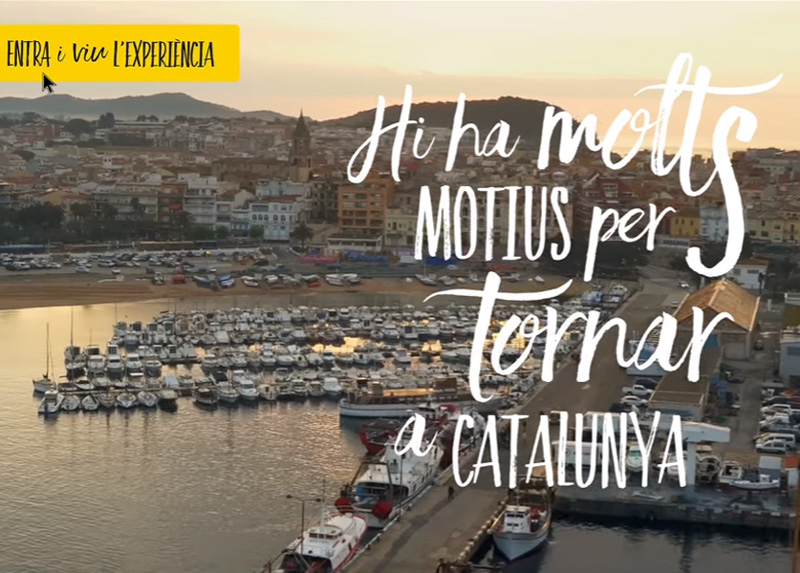 L'espot 'La Lola', un dels cinc que promocionen l'oferta turística catalana. (Foto: Agència Catalana de Turisme).