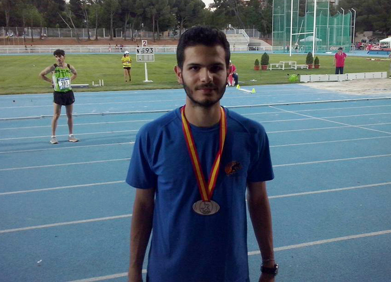 Víctor del Rio, sotscampió d'Espanya promesa. (Foto: AA Palamós).