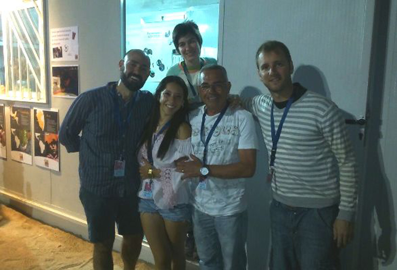 Els voluntaris de Proide que han treballat a la barraca dels gots. (Foto: Proide).