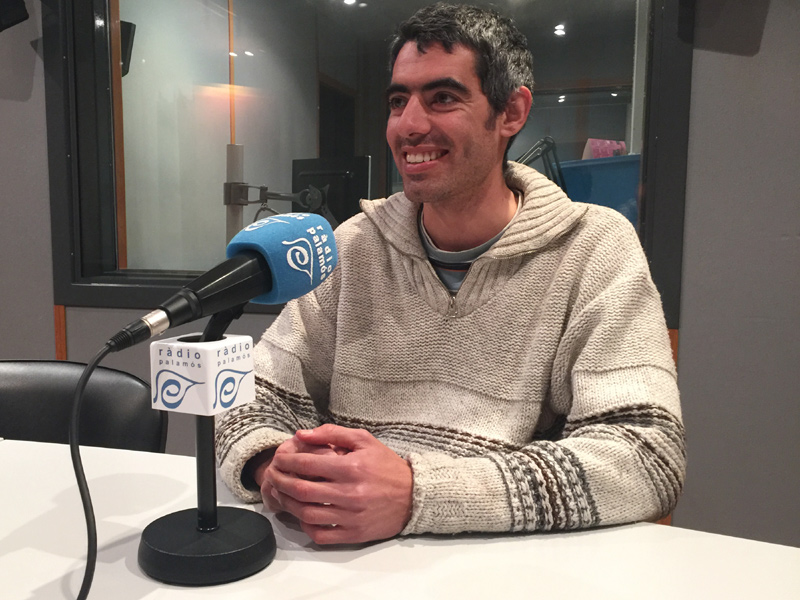 Joan Bohigas, portaveu de la CUP a l'Ajuntament de Palamós.