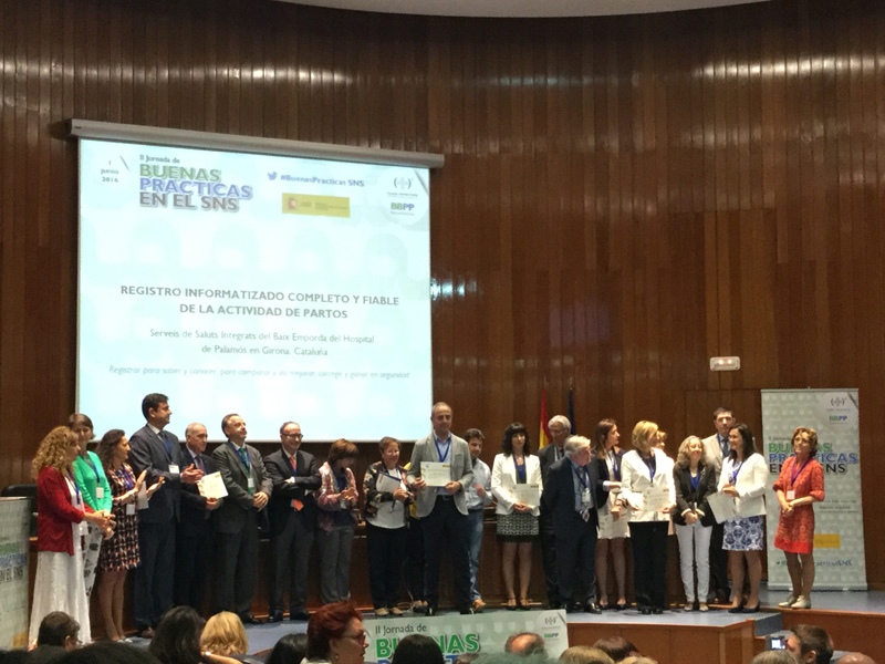Acte de lliurament de la qualificació del Sistema Nacional de Salud. (Foto: SSIBE).