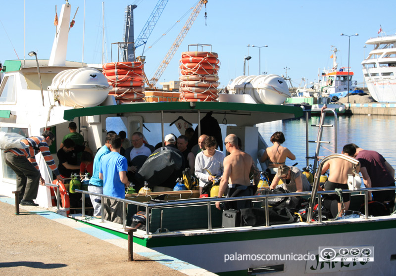 El submarinisme és una de les activitats nàutiques que es poden fer a Palamós.