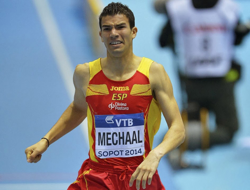 Adel Mechaal en una de les seves internacionalitats amb Espanya. (Foto: Agència Efe).