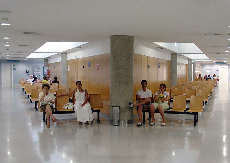 Espai de consultes al CAP de Palamós. (Foto: SSIBE).